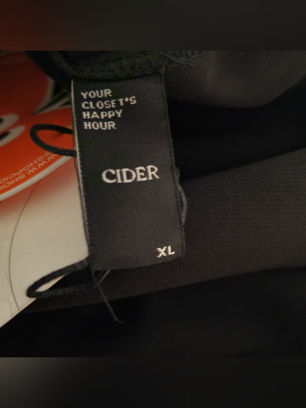 Cider Black One-Shoulder ' Romper with Double Straps - Picture 2 of 5